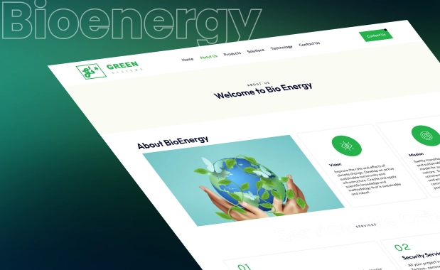 Bio Energy - Interface utilisateur