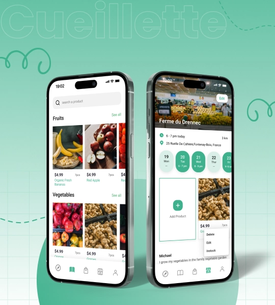 Cuiellette : connecter les fermes et jardins locaux pour une consommation fraîche et durable