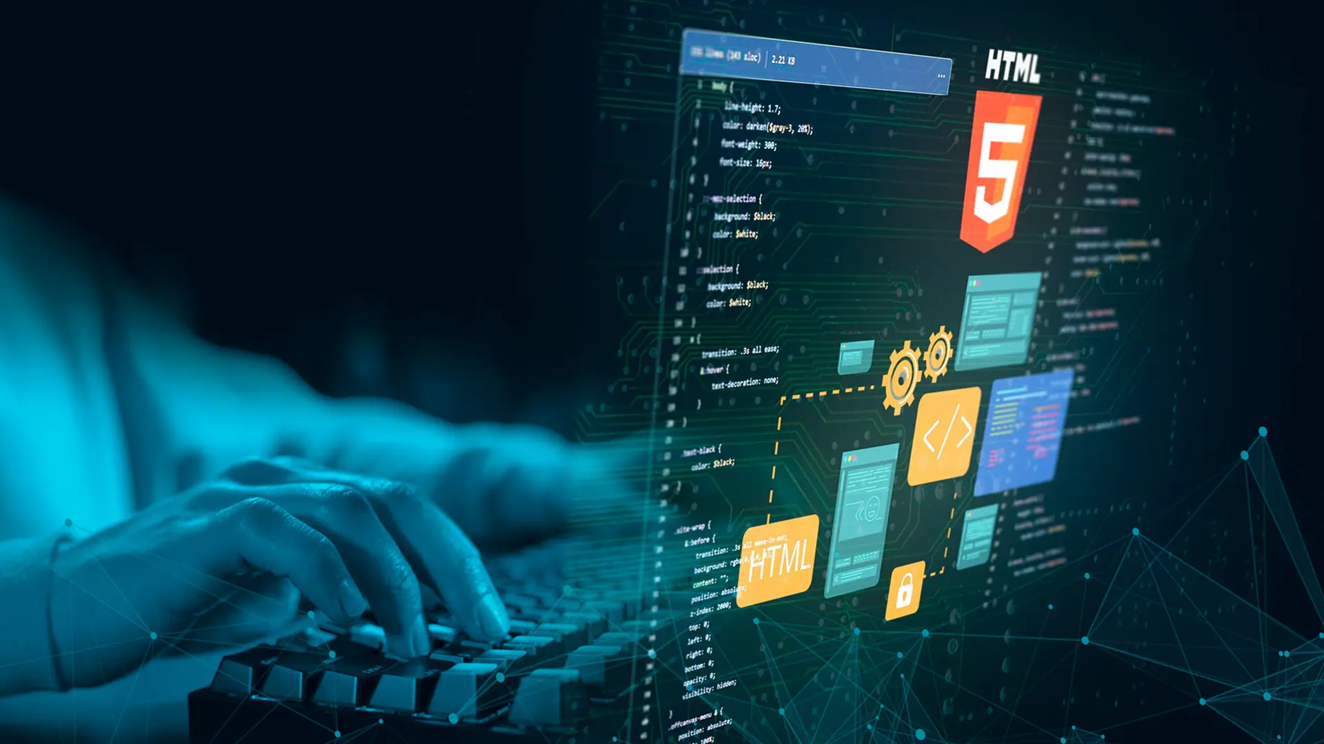 Équipe de développement web travaillant sur des sites modernes avec écrans affichant différents frameworks web